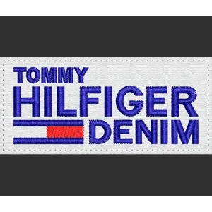 Parche Bordado Tommy Hilfiger denim
