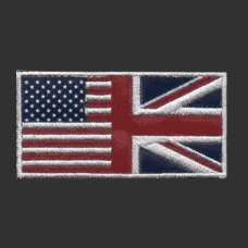 Parche Bordado USA UK I