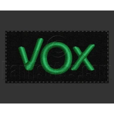 Parche Bordado Vox