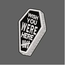 Parche Bordado Wish you were here