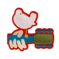 Parche Bordado Woodstock paloma