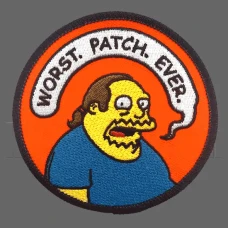 Parche Bordado Worst patch ever