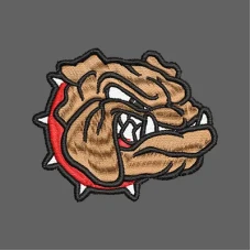 Parche Bordado bulldog