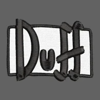 Parche Bordado duff