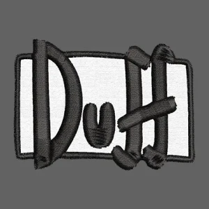 Parche Bordado duff