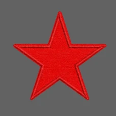 Parche Bordado estrella roja