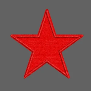 Parche Bordado estrella roja