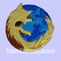 Parche Bordado firefox