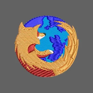 Parche Bordado firefox