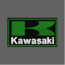 Parche Bordado kawasaki