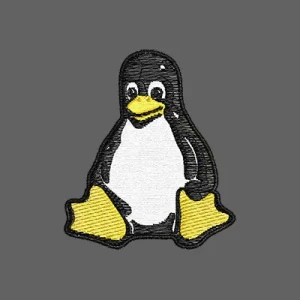 Parche Bordado linux