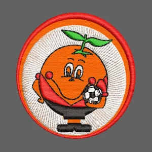 Parche Bordado naranjito