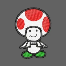 Parche Bordado seta mario