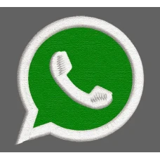 Parche Bordado whatsapp