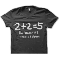 Camiseta 2 mas 2