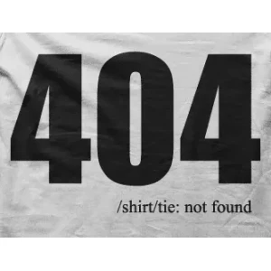 Camiseta 404 not found-detalle