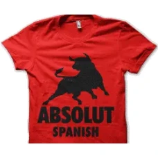 Camiseta Absolut Spanish