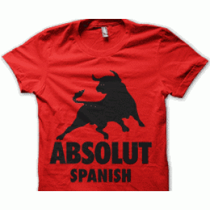 Camiseta Absolut Spanish