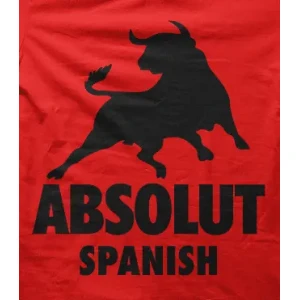 Camiseta Absolut Spanish-detalle