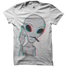 Camiseta Alien-3D