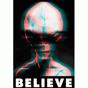 Camiseta Alien-Believe-detalle