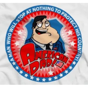 Camiseta American dad-detalle