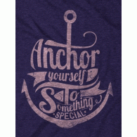 Camiseta Anchor yourself-detalle