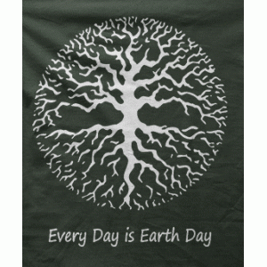 Camiseta Árbol ecologia-detalle