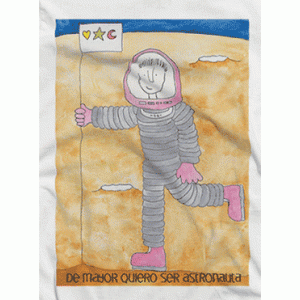 Camiseta Astronauta-detalle