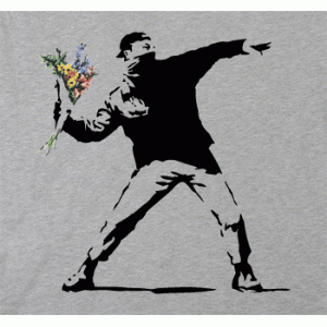 Camiseta Banksy-detalle