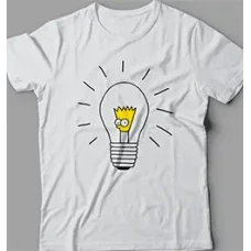 Camiseta Bart-bombilla