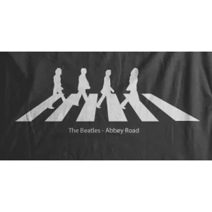 Camiseta Beatles abbey road-detalle