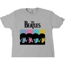 Camiseta Beatles caras