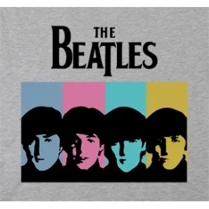 Camiseta Beatles caras-detalle