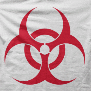 Camiseta BioHazard-detalle
