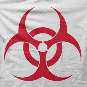 Camiseta BioHazard-detalle