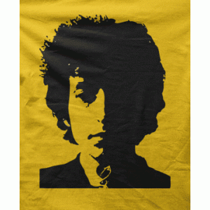 Camiseta Bob Dylan-detalle