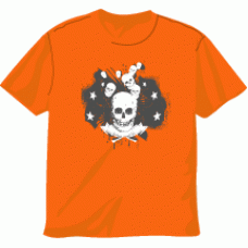 Camiseta Calaveras y banderas