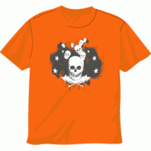 Camiseta Calaveras y banderas