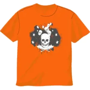 Camiseta Calaveras y banderas