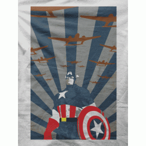 Camiseta Capitan America II-detalle