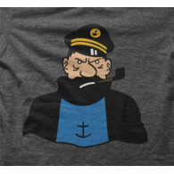 Camiseta Capitan-Haddock-detalle