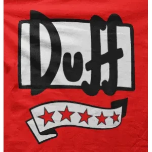 Camiseta Cerveza Duff-detalle