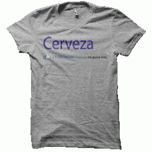 Camiseta Cerveza Facebook