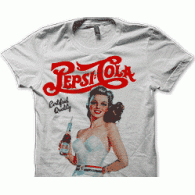 Camiseta Chica pepsi cola