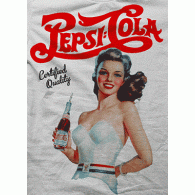 Camiseta Chica pepsi cola-detalle
