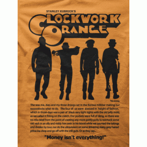 Camiseta Clockwork orange-detalle