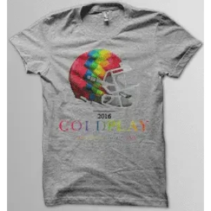 Camiseta Coldplay-Casco