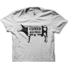 Camiseta Comed mas pollo