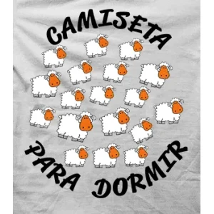 Camiseta Contar ovejas-detalle